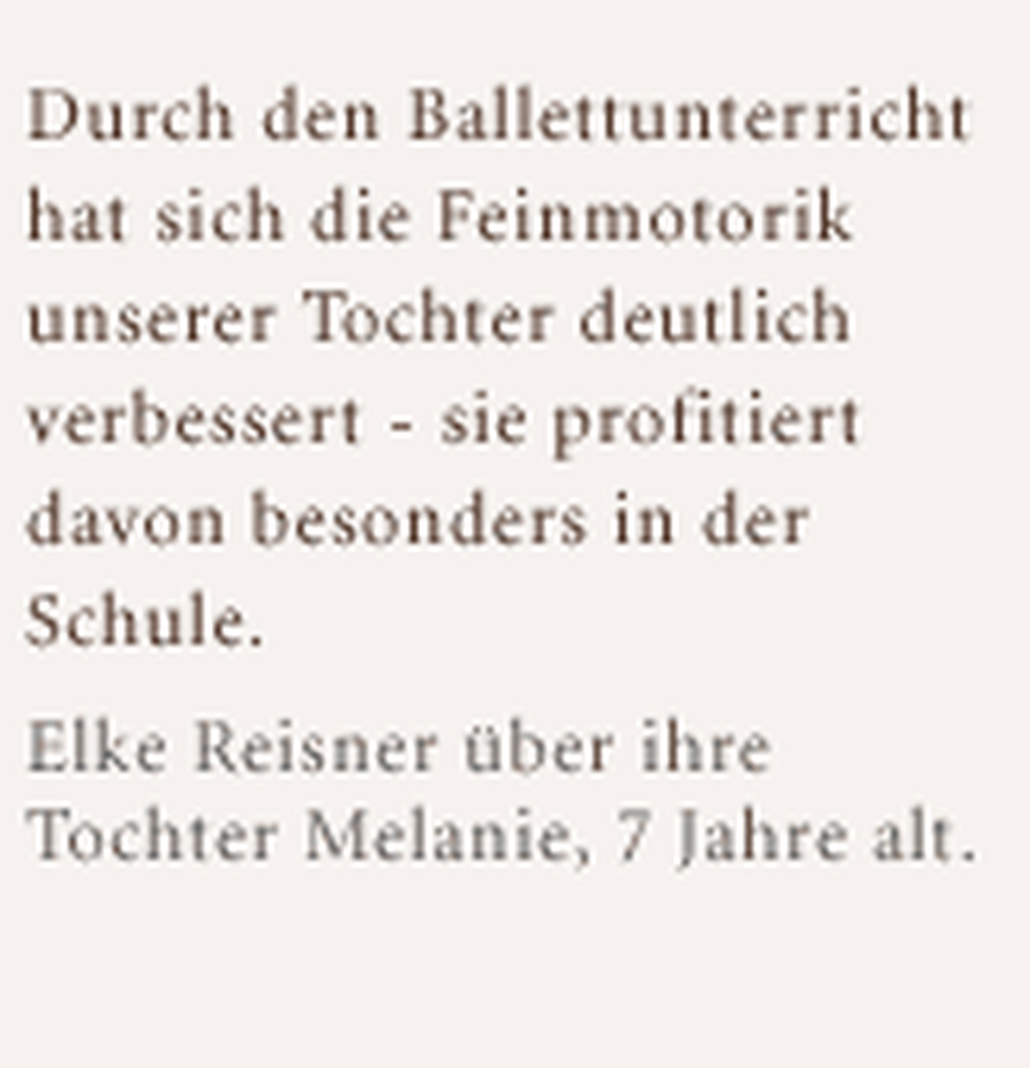 The Park - Ballettschule Neckarau - text